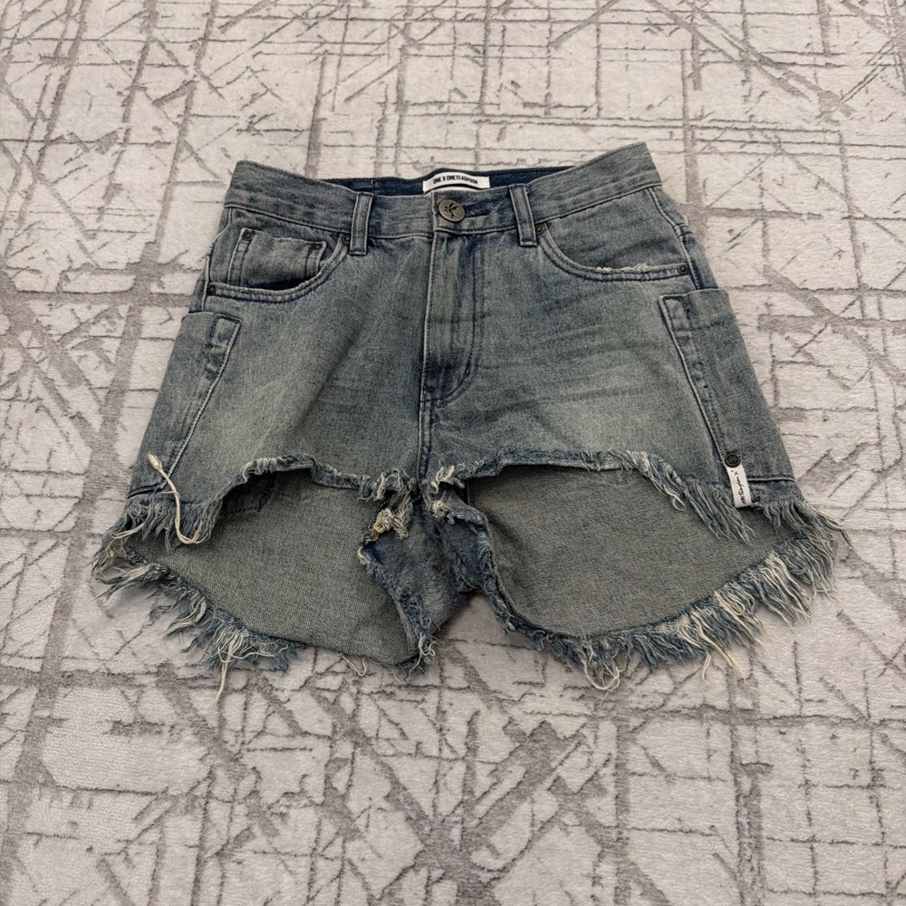 ONE BY ONE TEASPOON High Waist Bonita Shorts‎ Size 25 Distressed Summer